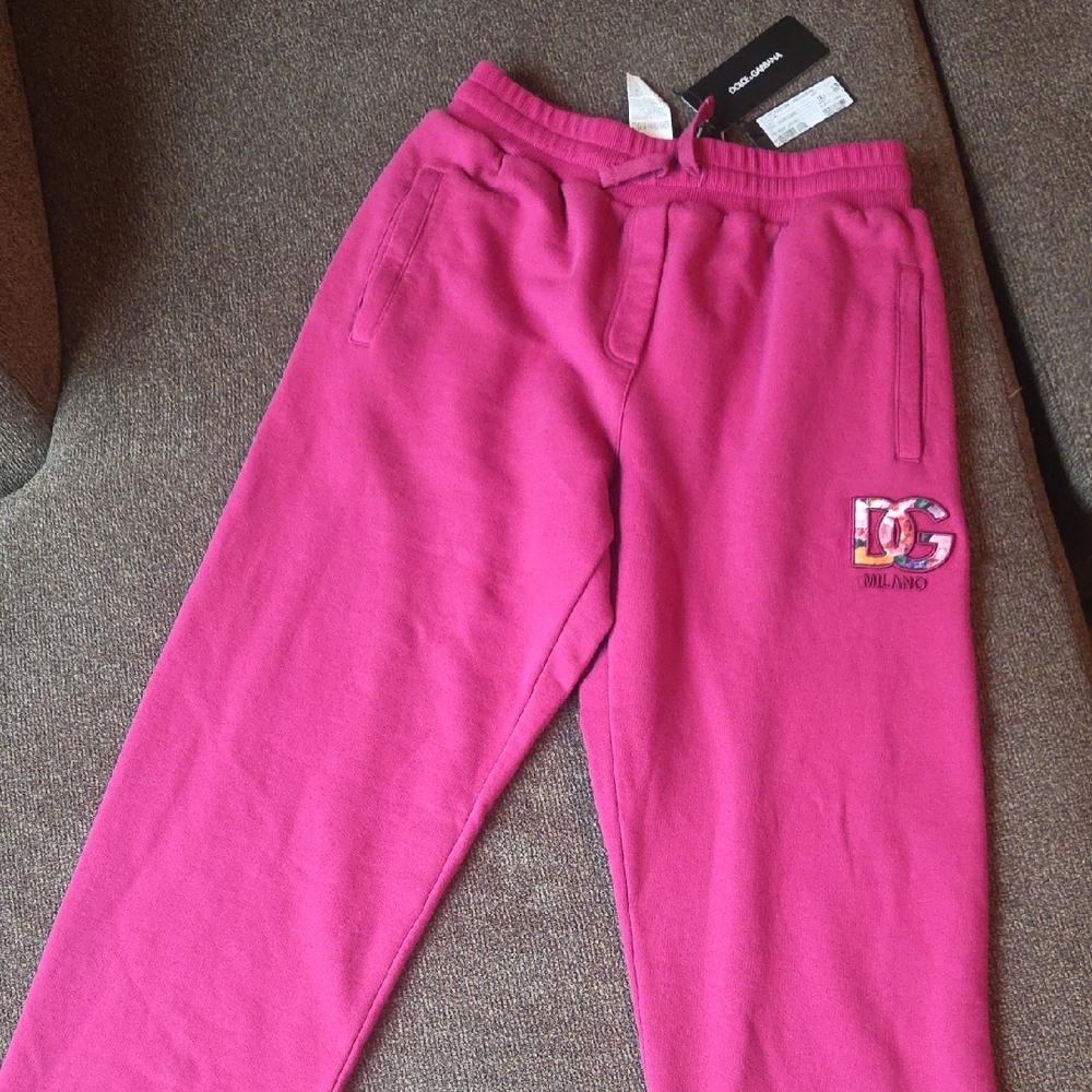 Dolce & Gabbana Kids Fuchsia Joggers